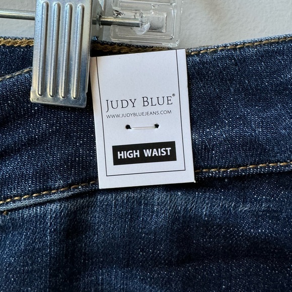 Judy Blue High Rise Tummy Control Dark Rinse Skinny Jeans NWT - Picture 5 of 6